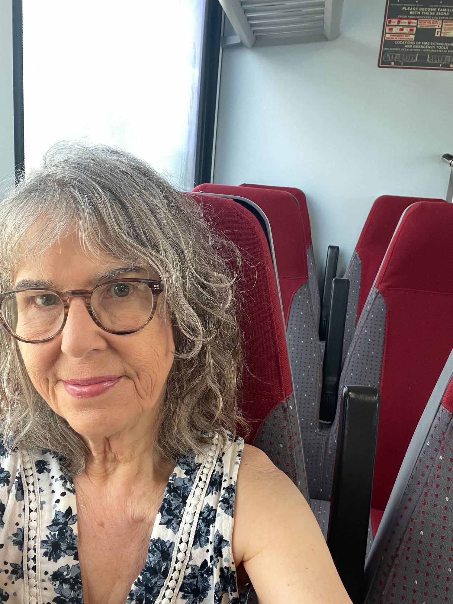 Jayne Burch rides The Red Line.